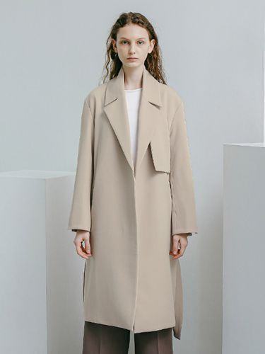 Minimal Open Line Trench Coat [] - SPERONE - Modalova