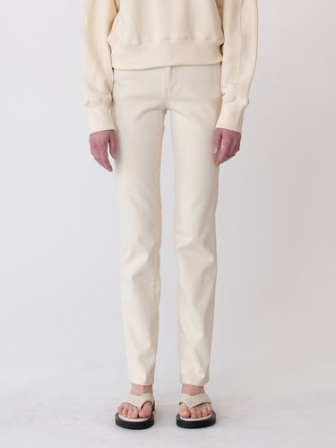 Slim Straight Pants_Cream - LE - Modalova