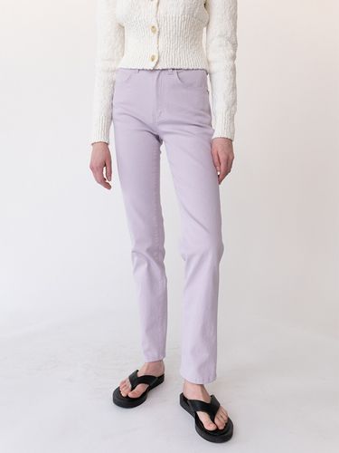 Slim Straight Pants_Lavender - LE - Modalova