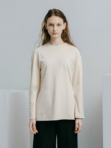 Side Vent Long Sleeve [Cream] - SPERONE - Modalova