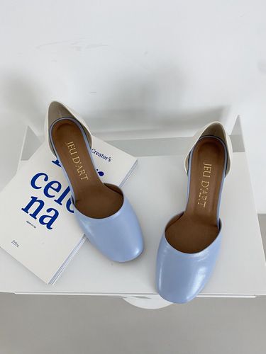 Macaroon Strap Pumps_Blue - jeu d`art - Modalova