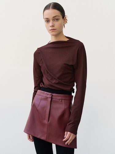 Shirring Top ( Burgundy) - MAISONMARAIS - Modalova