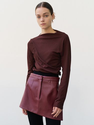 Shirring Top ( Burgundy) - MAISONMARAIS - Modalova