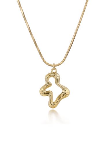 Moment Pendant Necklace - Gold - Le masque - Modalova