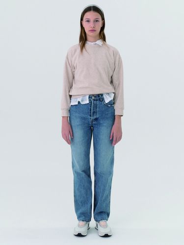 Via High Waist Straight Jean - VIA PLAIN - Modalova