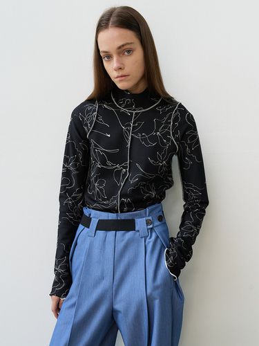 Drawing Top (Black) - MAISONMARAIS - Modalova