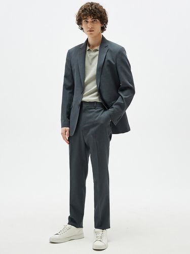 Tapered Easy Cool Slacks Peacock - EZIO - Modalova