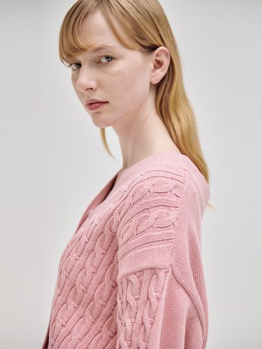 Reversible Half Cardigan (Pink) - NILBY P - Modalova