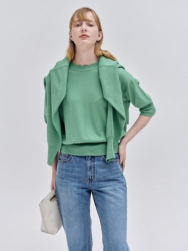 New Basic Sweater (Green) - NILBY P - Modalova