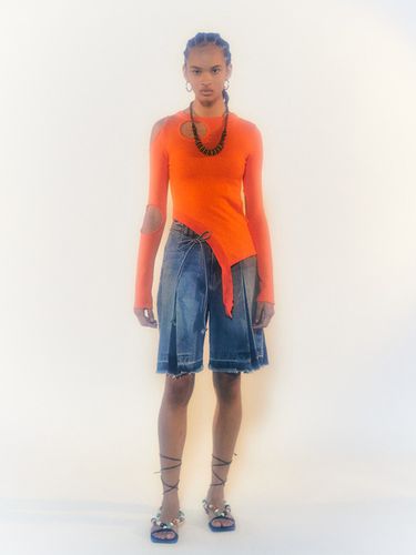 Bonnie Cut Out Knit Top (Orange) - ADSB ANDERSSON BELL for WOMEN - Modalova