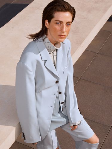 Single Breasted Jacket (Sky Blue) - MAISONMARAIS - Modalova