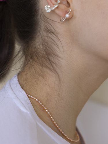 Peach Pearls Necklace - nuavo - Modalova