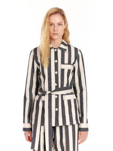 UPPER Belted Oversized Shirt - EENK - Modalova