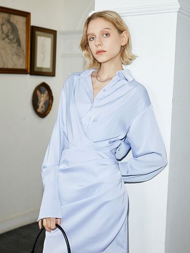 YY Shirt Dress_Blue - yyiam - Modalova