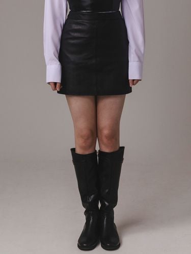 Lambskin Mini Skirt - FLASK - Modalova