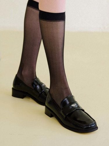 Laurel Square Penny Loafer_Black - IN THE STAR - Modalova