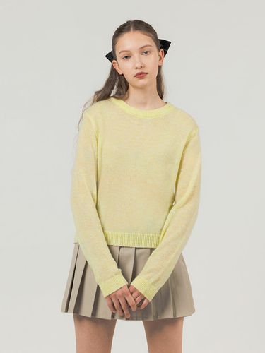 Crew Neck Crop Knit - ROLAROLA - Modalova