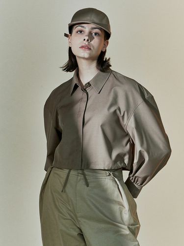 W String Cropped Shirt - NOWANDTOMORROW - Modalova