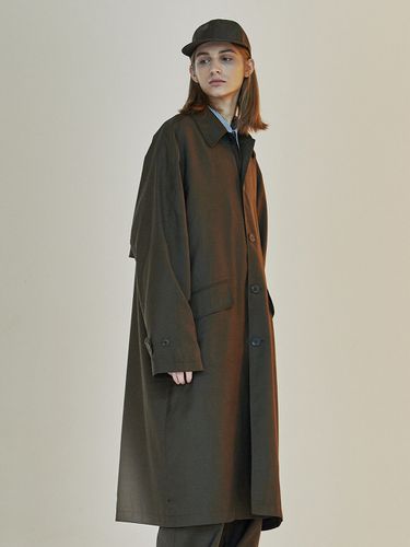 M Flap Oversized Mac Coat - NOWANDTOMORROW - Modalova