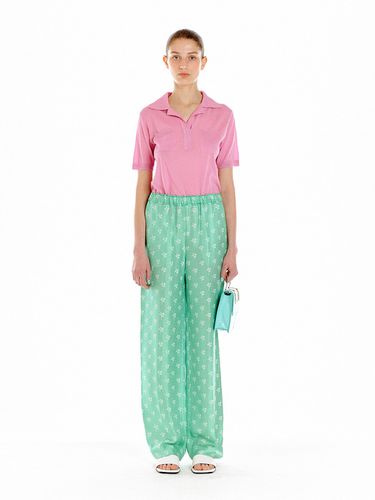 UMBI Patterned Pants (Light Green) - EENK - Modalova