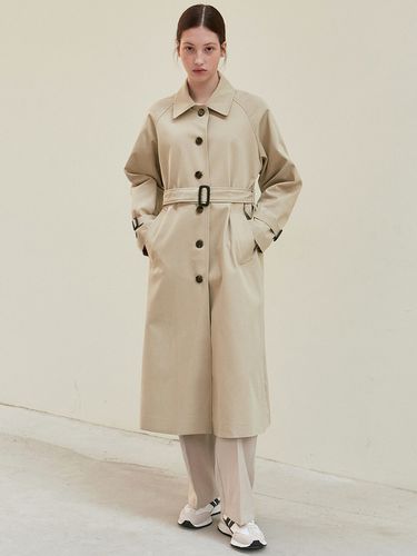 Standard Cotton Trench Coat_Beige - YAN13 - Modalova