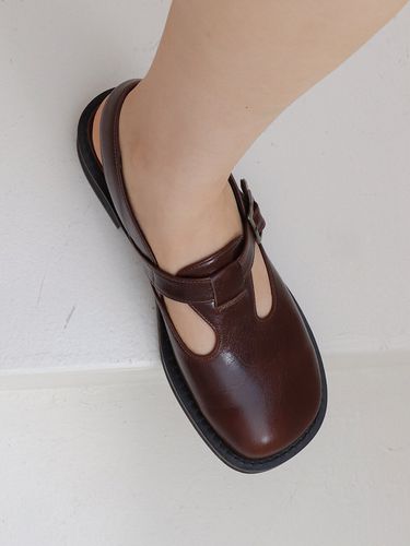 Two-way Backopen Maryjane Loafer_Brown - MOL:pin - Modalova