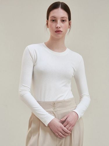 Crew Neck Top_White - YAN13 - Modalova