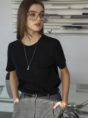 A3403 Signature Silket T-shirt () - vanone atelier - Modalova