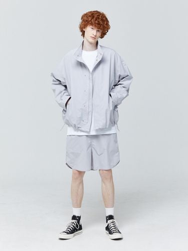 Over Fit Track Jacket Set Up _ Grey - V2 - Modalova