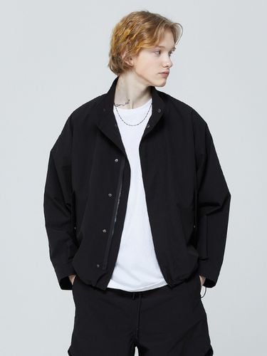 Over Fit Track Jacket _ Black - V2 - Modalova