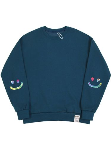 Elbow Tie Dye Drawing Smile Sweatshirt - GRAVER - Modalova