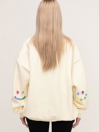 Elbow Tie Dye Drawing Smile Sweatshirt - GRAVER - Modalova