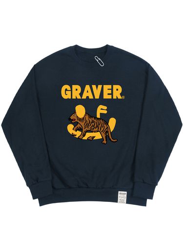 Smile Drawing Leopard Sweatshirt - GRAVER - Modalova