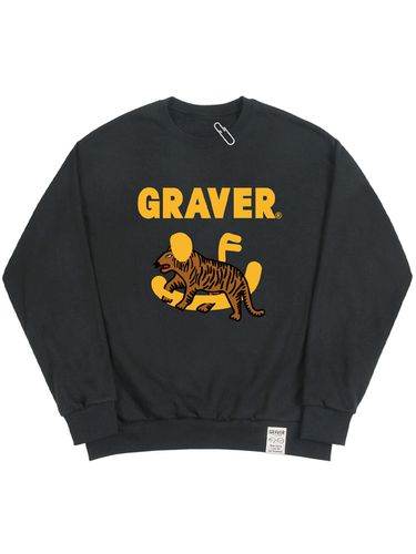 Smile Drawing Leopard Sweatshirt - GRAVER - Modalova