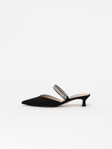 Patio Jeweled Mules - Black - CHAUSSURE LAPIN - Modalova