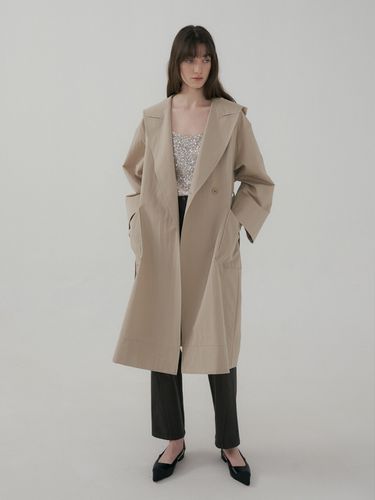 Hoodie Trench Coat_2 Colors - Lemme - Modalova