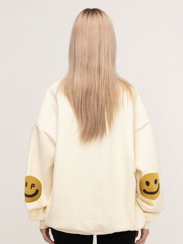 Elbow Drawing Dot Smile Sweatshirt - GRAVER - Modalova