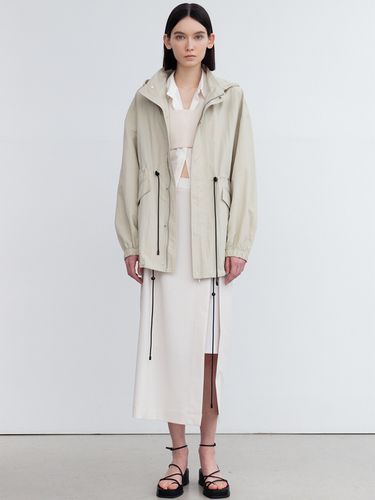 Hooded Drawstring Blouson Jacket - RE RHEE - Modalova