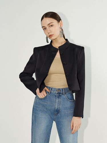 Moell Stand Collar Jacket - BLOSSOM H COMPANY - Modalova