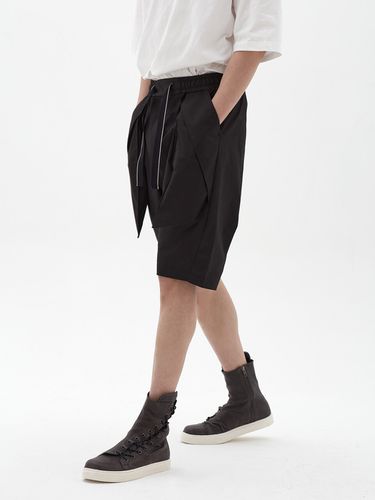 Pocket Detail Half Pants Black - DGNAK12 - Modalova