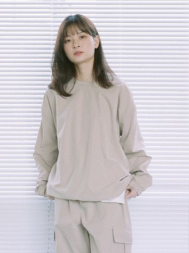 Comfort Training String Sweatshirt_Beige - FANACULT - Modalova