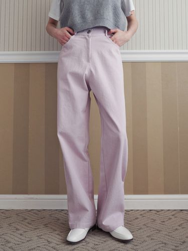 Powdery Wide Cotton Pants _ - LOEIL - Modalova