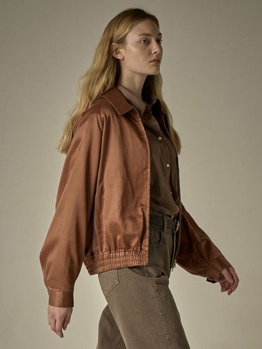 Minimal Blouson Jacket - FACADE PATTERN - Modalova