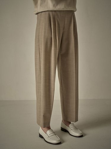 Tuck Round Pants - FACADE PATTERN - Modalova