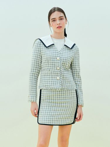 Way Check Tweed Jacket - Near&Dear - Modalova