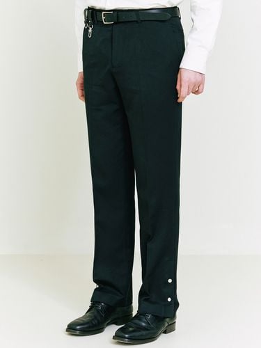 Snap-Buttoned Side Vent Trousers - S SY - Modalova