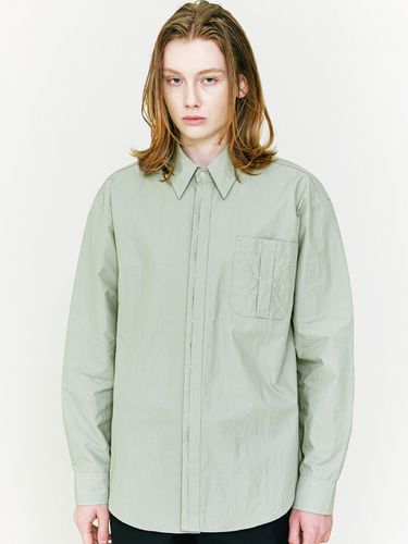 Organic Cotton] Bar Tack Detailed Shirt - S SY - Modalova