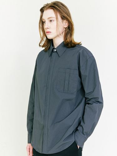 Organic Cotton] Bar Tack Detailed Shirt - S SY - Modalova