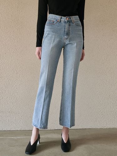 Straight Line Denim Pants - ADAUL - Modalova