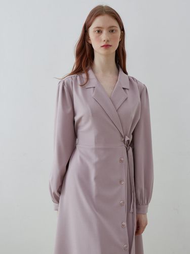 Jacket Lap Dress (Purple) - bibyseob - Modalova